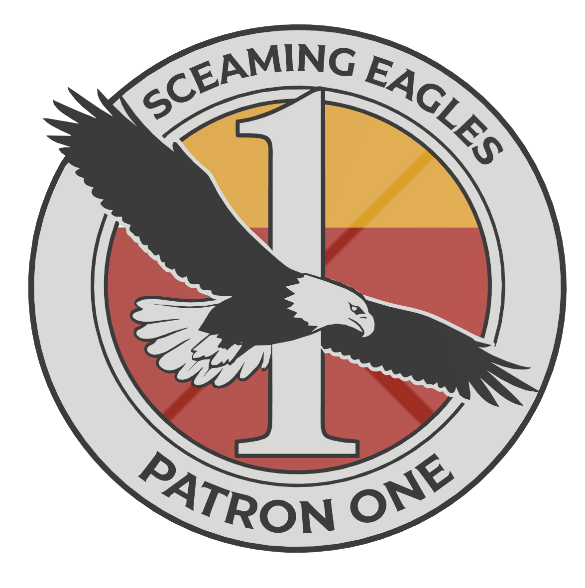 VP-1 “Screaming Eagles” Patrol One – 3D Printed Wall Plaque