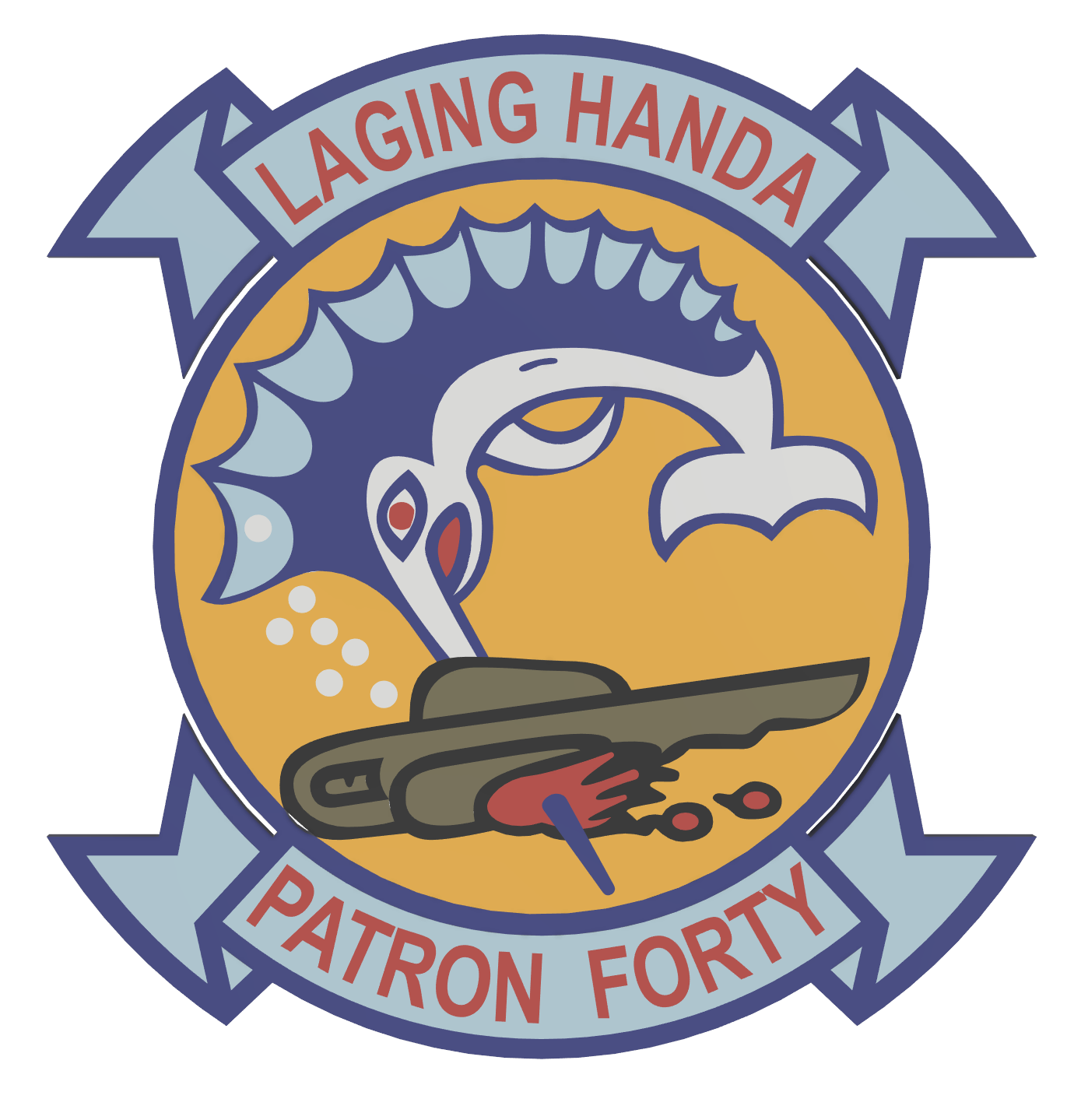 VP-40 “Fighting Marlins” – 3D Printed Wall Plaque