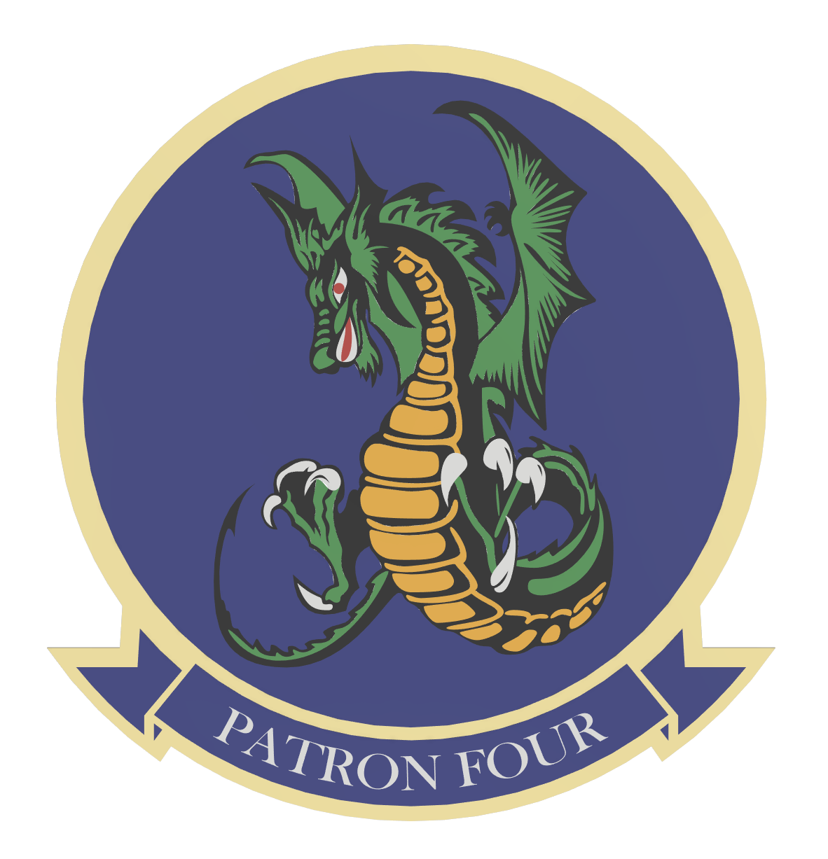 VP-4 “Patron Four” – 3D Printed Wall Plaque