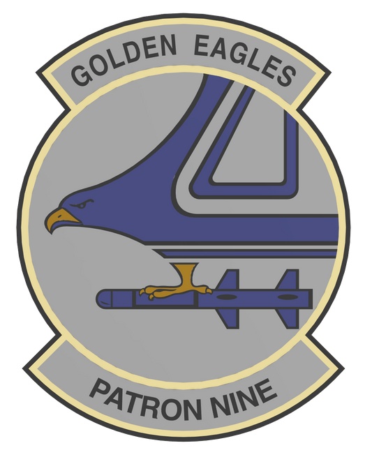 VP-9 “Golden Eagles” – 3D Printed Wall Plaque