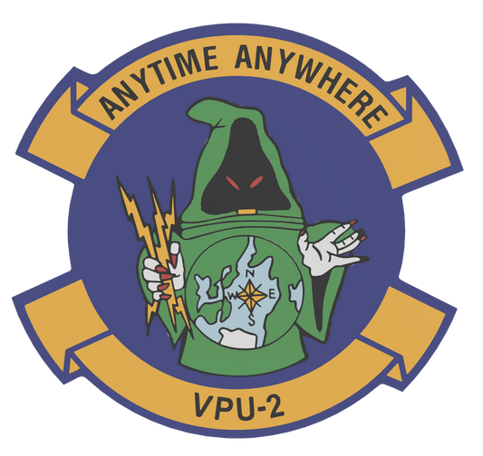 VPU-2 “Anytime Anywhere” Emblem – 3D Printed Wall Plaque